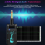 2.4G Wireless Guitar System Rechargeable Transmitter Receiver 48K/16bit Real-Time Transmission Rotatable Plug,B 10