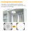 PIR Motion Sensor LED Night Light USB Rechargeable Dimmable Lamp for Cabinet Wireless Closet -White 10