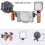 Multi-Function Camera Cage Left/Right Side Handle for Photo Expand Wooden Grip Cold Shoe Mic Video Light 9