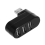 θύρες USB 2.0 Hub Splitter Expander Περιστρεφόμενος 90-180 για Laptop PC Tablet Printer Camera 2