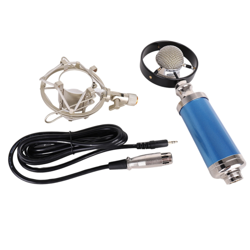 Professional Condenser Wired Vintage Recording Studio Microphone for Live Broadcast Black 2