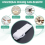 Universal Ceiling Fan Remote Control Kit Replacement, 6-Speed & Timing, Replacement for DC Light 6