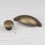 (35mm Knob) Antique Brass Cupboard Handle Gold Cup Pull & Knob 9