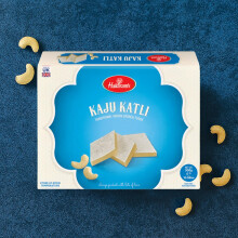 Haldiram's Kaju Katli – 300g | Premium Indian Sweet | Cashew Fudge with Silver Leaf | Perfect for Gifting & Festive Occasions
