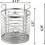 4 Compartment Stainless Steel Kitchen Utensil Holder with Drain Hole Design 2