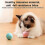 Smart 360 Degree Rotating Interactive Cat Toy Ball with LED Light and USB Charging 4