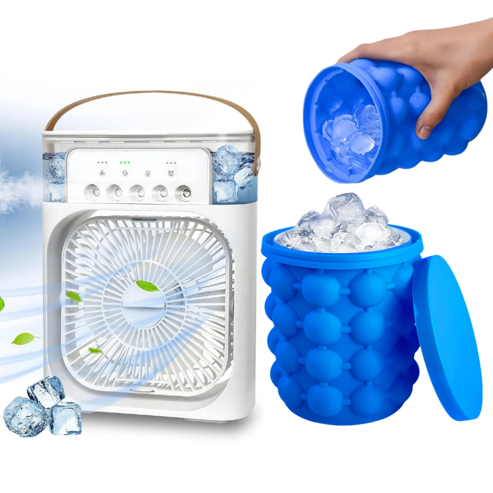 Ensemble de ventilateur de climatisation 2 en 1, climatiseur portable, ventilateur de refroidissement Split Max