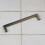 (160mm Handle) Antique Brass Kitchen Handle Gold Block Square 7