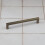 (160mm Handle) Antique Brass Kitchen Handle Gold Block Square 3