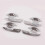 4Pcs/Set ABS Chrome Car Door Handle Bowl Cover for Certain Brand D-MAX 2012-2018 4