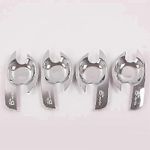 4Pcs/Set ABS Chrome Car Door Handle Bowl Cover for Certain Brand D-MAX 2012-2018 1