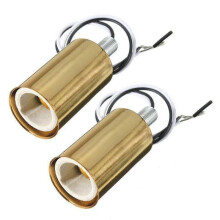 2X E14 Lamp Holder Socket Adapter for Ceiling Lights