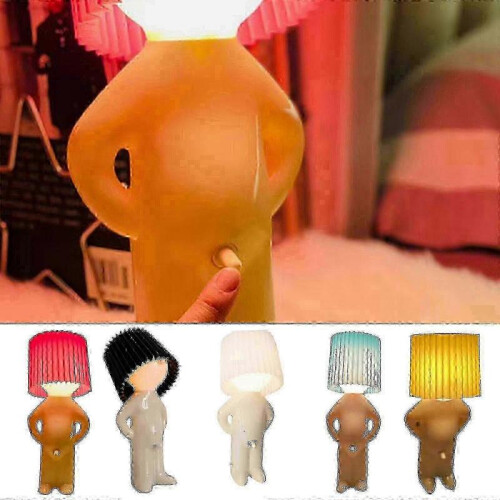 Cute Shy Character Small Table Lamp for Bedroom Nightlight 2