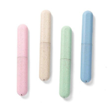 (As show, One size) Temple 4PC toothbrush set travel set, store cleaning toothbrush, suitable for holidays, camping, hiking, and business travel. Environmentally friendly