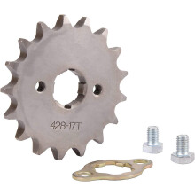 (As show, One size) 1PCS Motorcycle 428-17T Front Sprocket 20mm for 50cc 70cc 90cc 110cc 125cc Dirt Pit Bike Mini Bike ATV 4 Wheeler Moped
