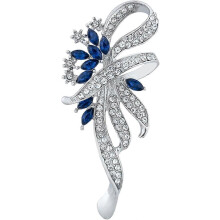 (As show, One size) Created Fancy Brooch Pin Vintage Vintage Style For Women, Girls, Ladies, Blue Color