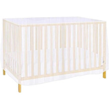 (As show, One size) Mosquito Net Universal Baby Crib 135*60*90CM White Color