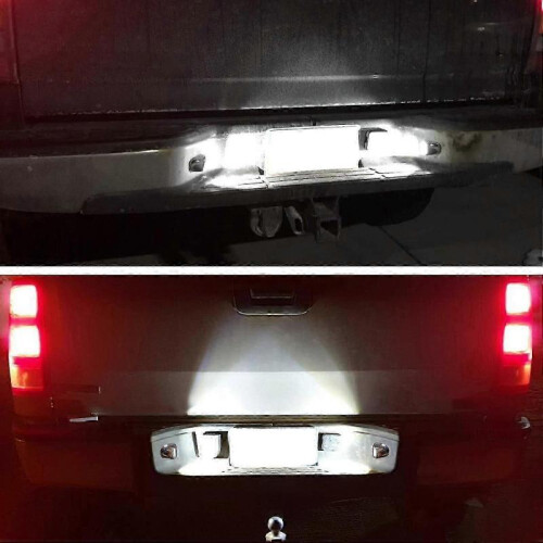 LED License Plate Lights Lamp Suitable for Certain Vehicles, 6500K White 2
