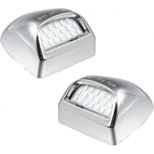 LED License Plate Lights Lamp Suitable for Certain Vehicles, 6500K White