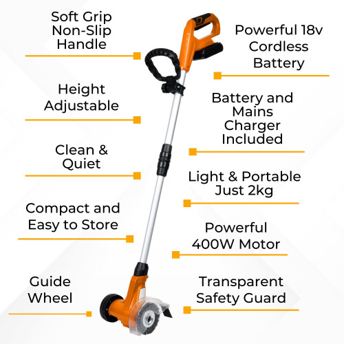 Lazy-Weeder V2 - Cordless Weed Removal Brush 2