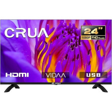 CRUA 24 inch (60 cm) Smart TV, VIDAA TV, HD Ready, Triple Tuner, Dolby Audio, Google Assistant