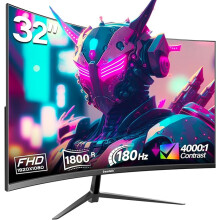 32 inch Gaming Monitor 1800R Curved Computer Monitors 165HZ/