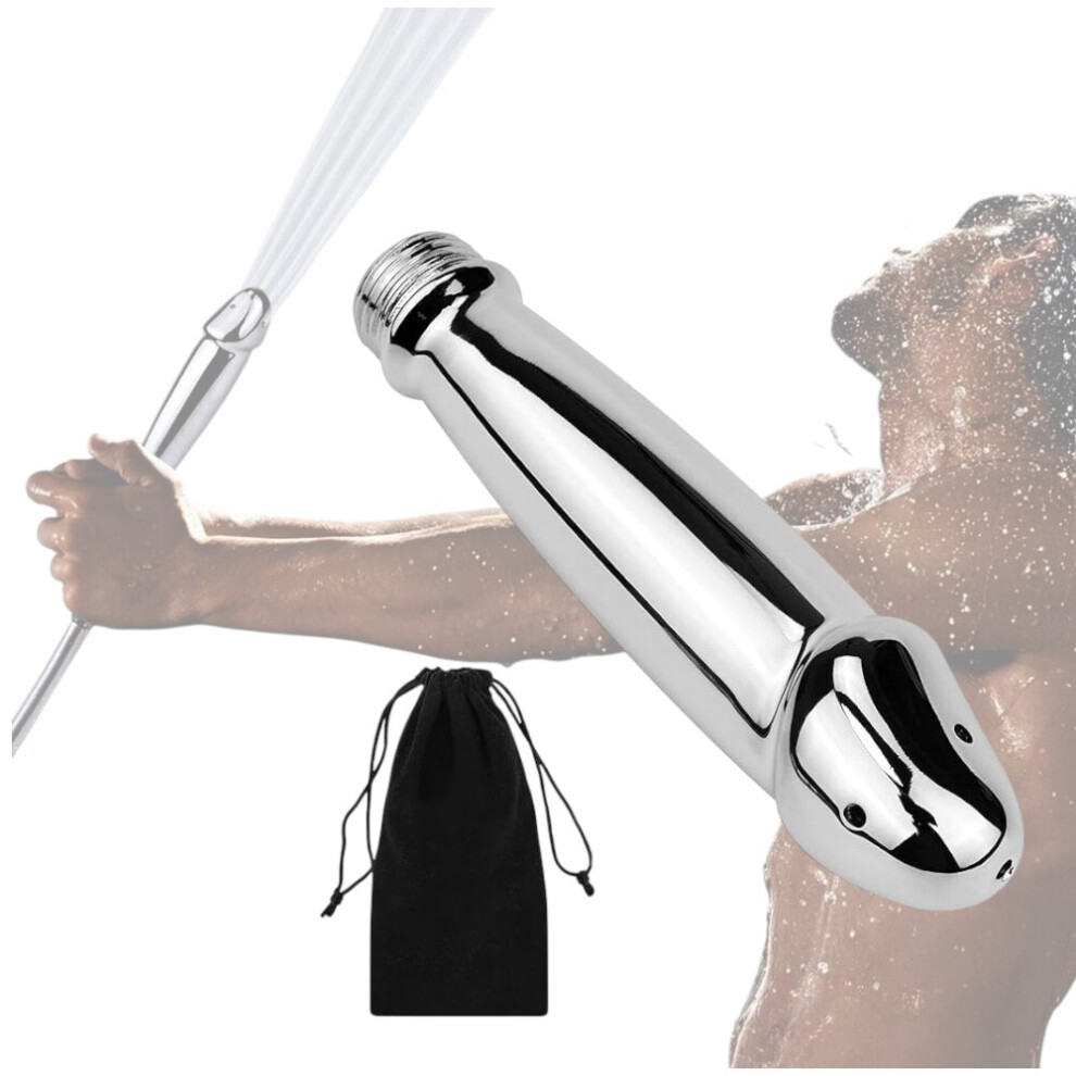 Metal Shower Douche Enema Kit Anal Vaginal Cleaner Hygiene Tool UK