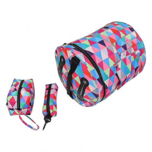 Colorful Yarn Storage Bag with Pencil Case for Knitting Organization 2