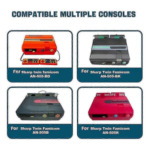 Drive Emulator with Cable Adapter and 4GB Card Featuring OLED Display for Twin Famicom Emulator in White