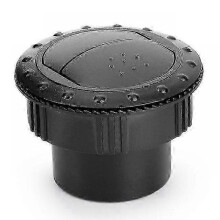 Universal 65MM Knob Type Rotation Air Outlet Vent for Car Dashboard Air Conditioner - Suitable for Buses, RVs, Campers, and ATVs