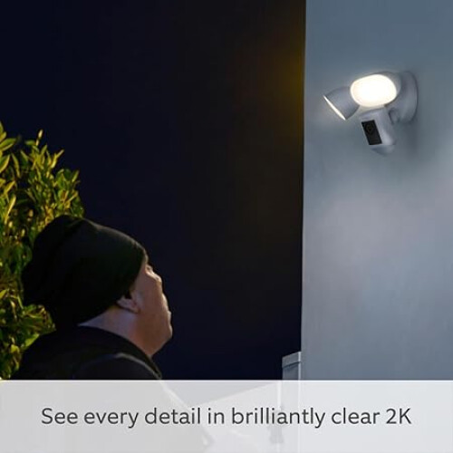 Ring Ring Floodlight Cam Wired Pro | Outdoor Security Camera 2