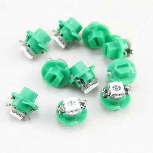 Suitable for 10pcs T5 B84D 5050 1 SMD LED Blue Side Dashboard Gauge Light for Auto Instrument Panel 2