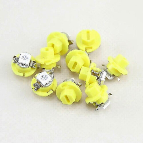 Suitable for 10pcs T5 B84D 5050 1 SMD LED Blue Side Dashboard Gauge Light for Auto Instrument Panel 1