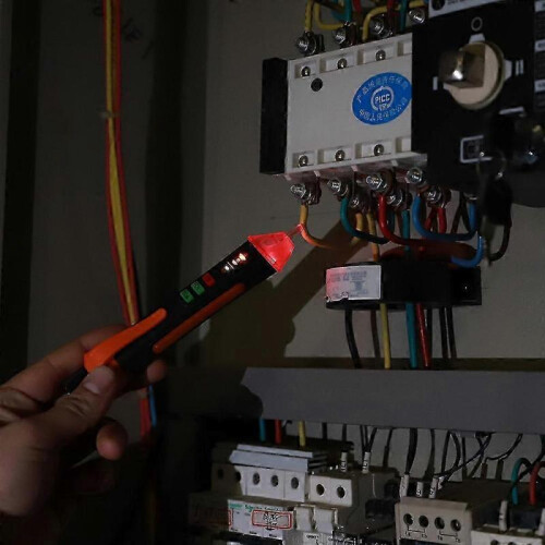 Non-Contact Voltage Detector, Adjustable Sensitivity Voltage/Phase Tester, Current Tester 2