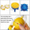 Manual Egg Mixer Shaker for Kitchen, Drawstring Yolk Mixer for Hard Boiled Eggs 3