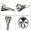 External Deburring Chamfer Tool Set, 3 Pcs for Drill Bits, Hexa and Triangular Chamfer Tool for Countersink Removal 2