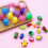 10pcs/pack Plastic Surprise Ball Capsules Toy with Various Toys Inside 5
