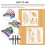 16 Pieces Leaves Stencil Reusable Sheet Painting Wall Leaf Pattern Template Tropical 6