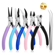 5 Packs Jewelry Pliers Tool Set for Making. Essential Tools Kit Wire Wrapping, Repair and Crafts