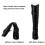 pares (10 folhas de 16 polegadas) modelador de botas, palmilhas altas, suporte para mulheres e homens, cor transparente 7