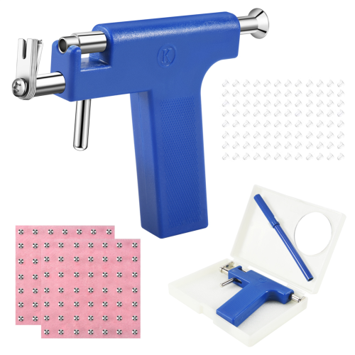 Oorbel Piercing Tool Oor Neus Lichaamssieraden Pijnloze Studs Kits 1