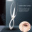 Χάρακας φρυδιών από ανοξείδωτο ατσάλι Mean Calipers Golden Ratio 1:1.618 για μακιγιάζ τατουάζ 3