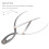 Χάρακας φρυδιών από ανοξείδωτο ατσάλι Mean Calipers Golden Ratio 1:1.618 για μακιγιάζ τατουάζ 6