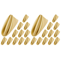 24 Pcs Satin Napkin Square Dinner Napkins Soft Table for Romantic Decoration Gold
