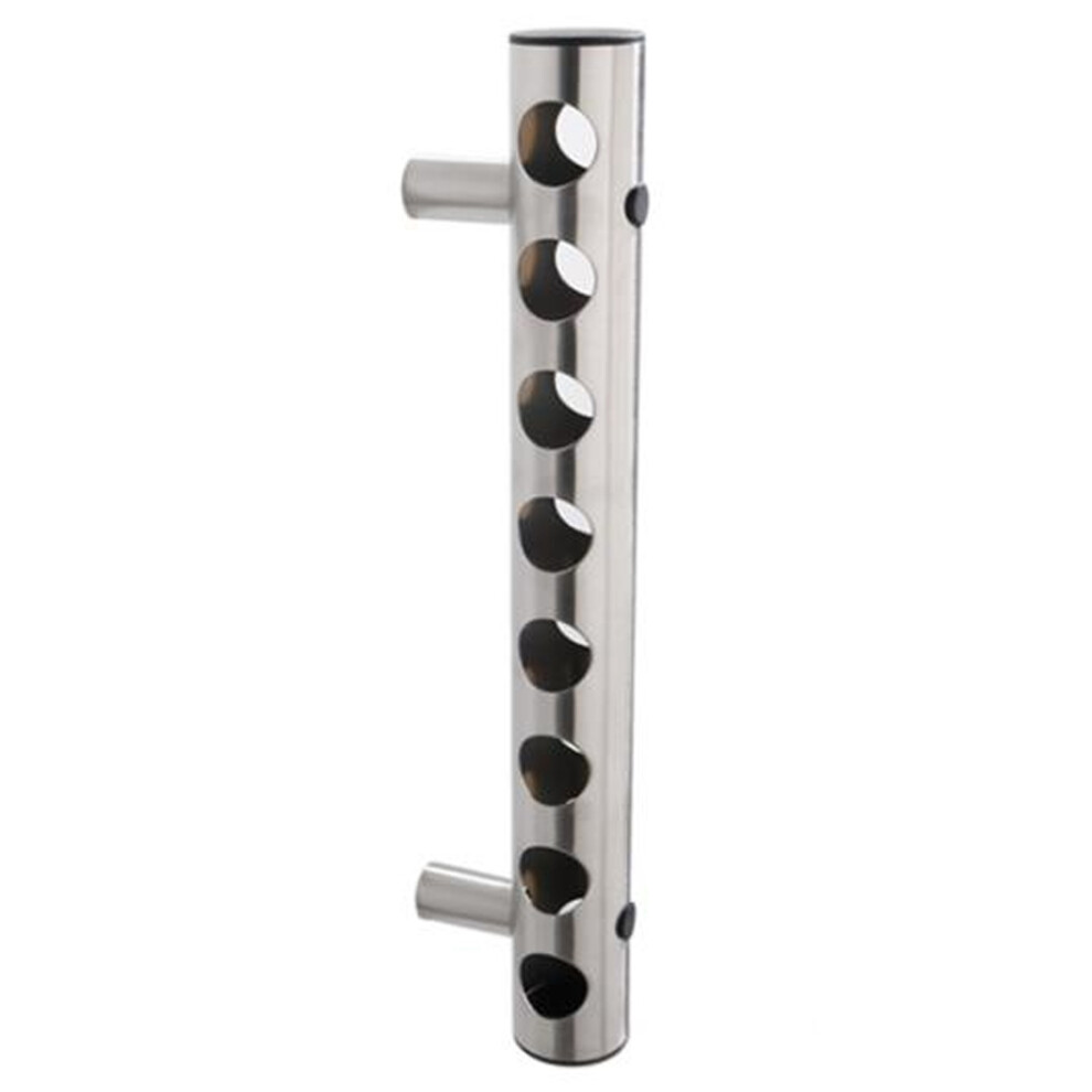 Porte-bouteilles de vin de haute qualité en acier inoxydable, support mural pour bar, rangement domestique, support de cuisine, 8 trous