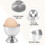 Egg Cups Set Stainless Steel Eggs Hard Boiled and Soft Tray Tool Holders Kitchen, Silver 5