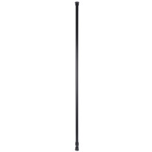 Teleszkópos rugós feszítőfüggönyrudak - 70–120 cm, fekete