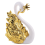 2 pezzi di statuette ornamentali a forma di cigno, matrimonio A 8