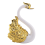 2 pezzi di statuette ornamentali a forma di cigno, matrimonio A 5