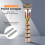 Paint Scraper with 2PCS Double-Sided Blades for Removing Grout, 5